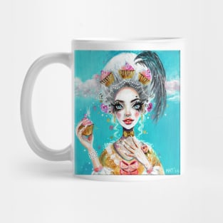 Marie Antoinette and the pink cupcakes Mug